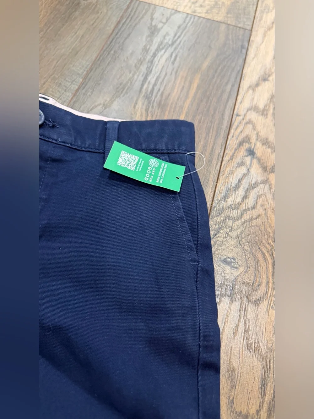 Gap Kids Girl's Uniform Bermuda Shorts Navy Blue Size 5, NEW